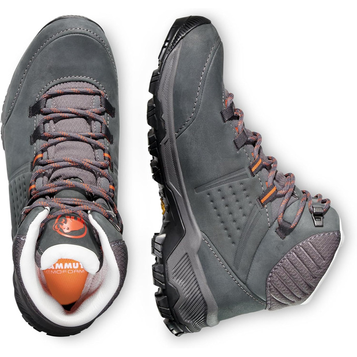 Черевики для трекінгу та хайкінгу Mammut Nova IV Mid LTH, жіночі, 42 EU, чорний/гарячий червоний