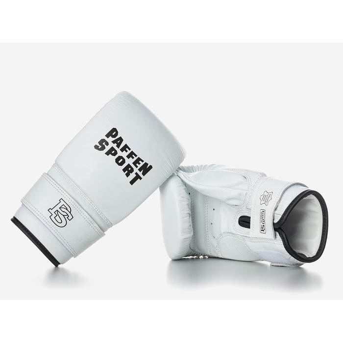 Боксерські рукавички Paffen Sport PRO для занять на мішку (груші) L-XL білі