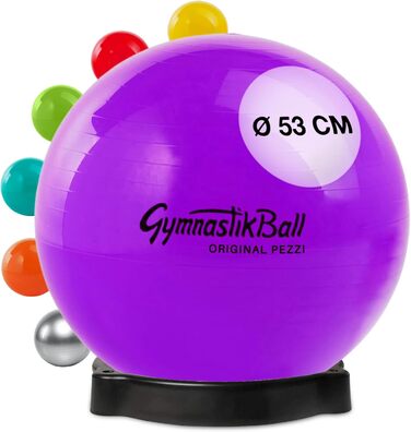 Оригінальний гімнастичний м'яч Pezzi Pezziball Standard з підставкою, фітбол для сидіння