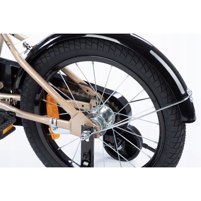 Дитячий велосипед Tomabike Platinum Gold 2025, колеса 14