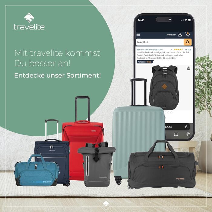 Рюкзак для ручної поклажі Travelite BASICS, 15,6