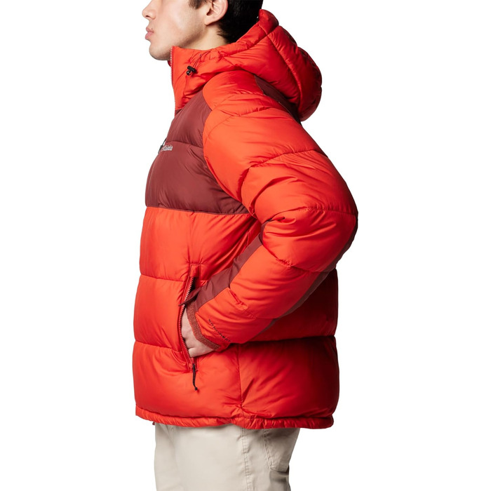 Куртка Columbia Pike Lake 2 Hooded Jacket чоловіча, червоно-пряна (S) - легка степлена куртка з капюшоном