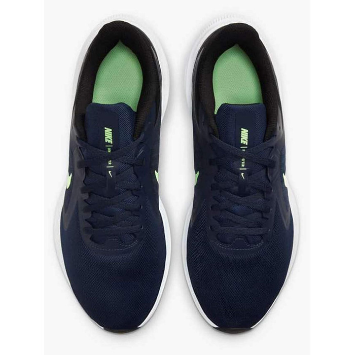 Кросівки для бігу Nike Downshifter 10 чоловічі (40.5 EU, Obsidian Lime Glow Black)