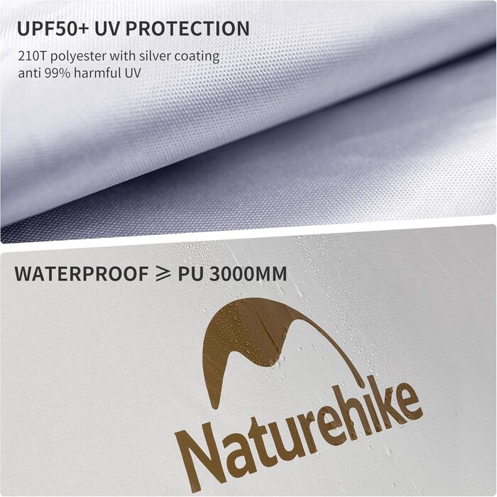 Намет Naturehike Cloud Creek 2-3 особи, ультралегкий, водонепроникний, для кемпінгу та трекінгу, білий