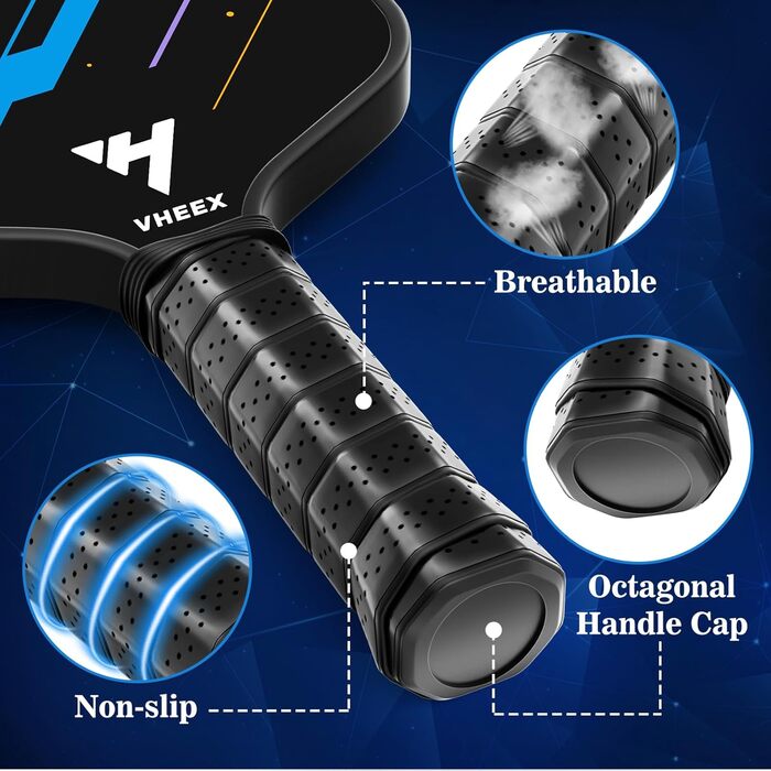 Набір для піклболу: 4 ракетки, 4 м'ячі, сумка. Підходить для гри в приміщенні та на вулиці. Ідеальний подарунок для початківців та професіоналів. Набір Meteor для піклболу.