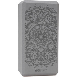 Блок для йоги Yogistar Yogiblock Basic Art Lotus Mandala, графіт