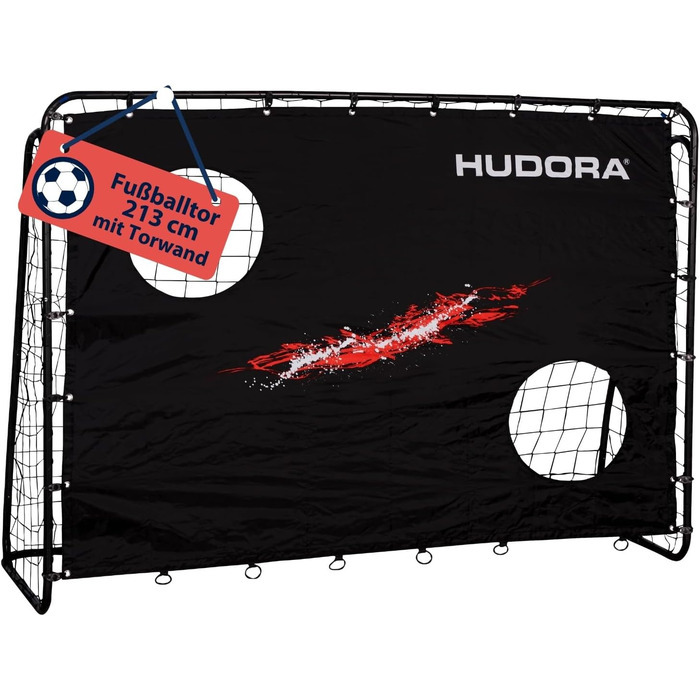Футбольні ворота HUDORA Trainer з мішенями, для дітей і дорослих, міцні, всепогодні, для тренувань і відпочинку
