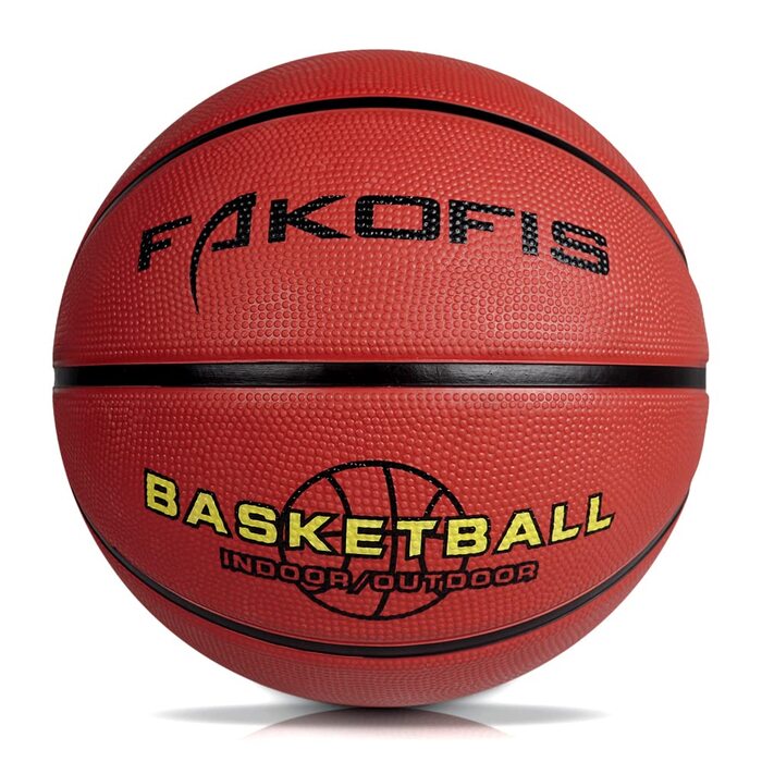 Баскетбольні м'ячі FAKOFIS: розміри 3, 5, 7, для вулиці та залу, тренування, для дорослих та початківців