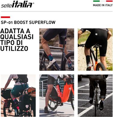 Сідло для велосипеда Selle Italia SP-01 Boost Superflow, біле, унісекс, універсальний розмір
