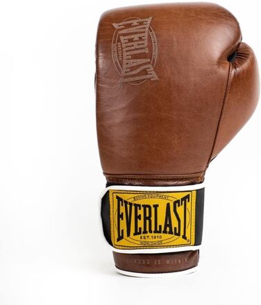 Боксерські рукавички Everlast 1910 Classic, унісекс, 14oz, коричневі, для тренувань