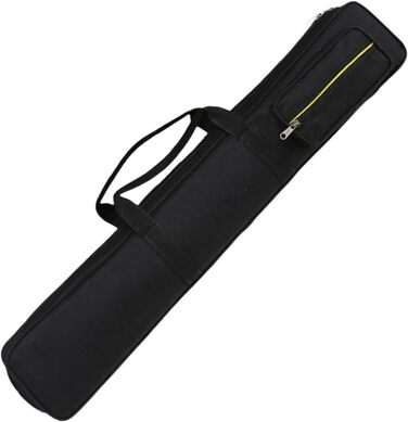 Чохол для кия Billard з 8 відділеннями, з ремінцем, ударостійкий, для кия з суглобом 1/2, чорний