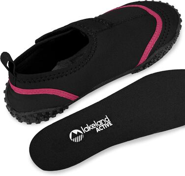 Активні водяні черевики для хлопчиків Lakeland Seathwaite з легкою застібкою (26 EU, чорний рожевий)