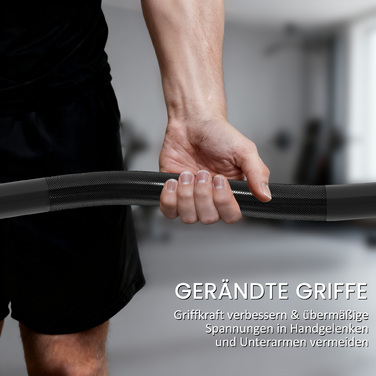 Штанга для важкої атлетики, 5 см втулки, сталева, вантажопідйомність 100 кг, чорна