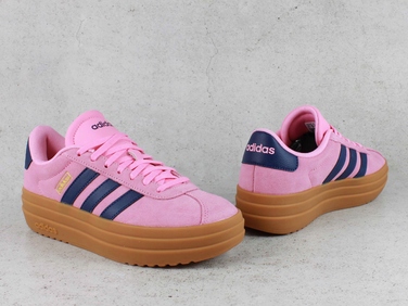 Кросівки Adidas VL Court Bold Samba JI1789 рожеві на платформі