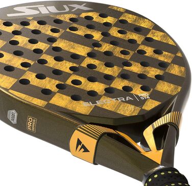 Siux Electra Stupa Pro St4 - чорний ракетковий вид спорту для падел-тенісу, 365г