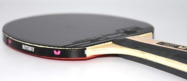 Настільна ракетка Butterfly Timo Boll Bronze для амбітних гравців, ITTF сертифікований наклад Addoy, увігнута ручка, дерев'яний колір