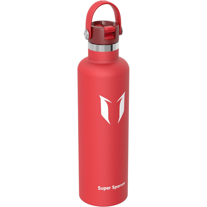 Термофляга Super Sparrow FlipFlow 1.2л сталева з соломинкою, BPA-free - для спорту, подорожей, школи, активного відпочинку (C-Lava)