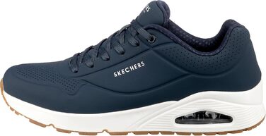 Кросівки Skechers Uno Stand On Air для чоловіків, темно-синій, з оздобленням з міцної нубуку, розмір 40 EU