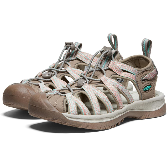 KEEN Whisper Sportsandalen жіночі спортивні сандалі з закритим носком Taupe Coral 40 EU