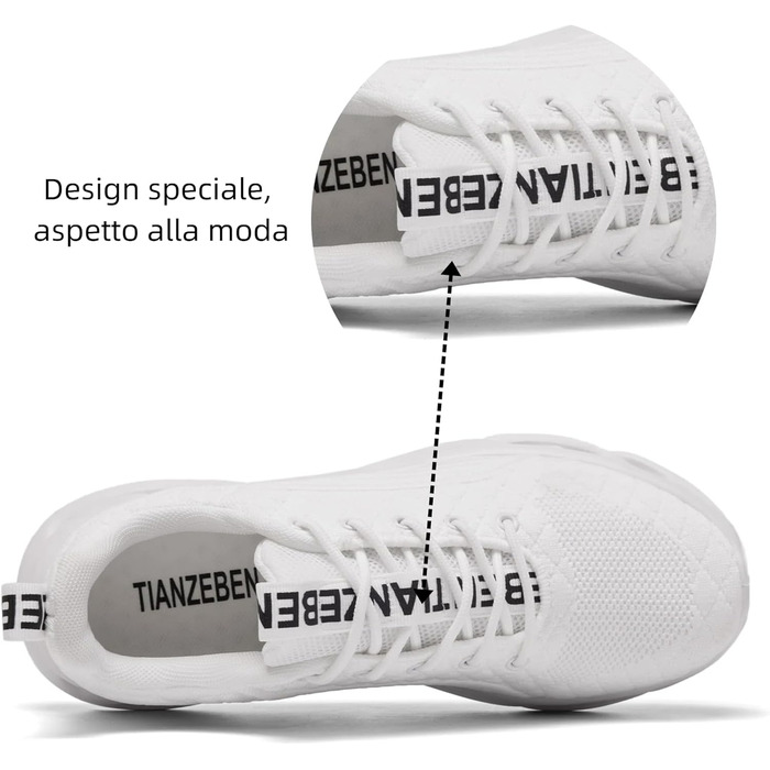 Жіночі кросівки для бігу та фітнесу Adidas (37 EU, білі) - дихаючі, легкі для спорту та прогулянок