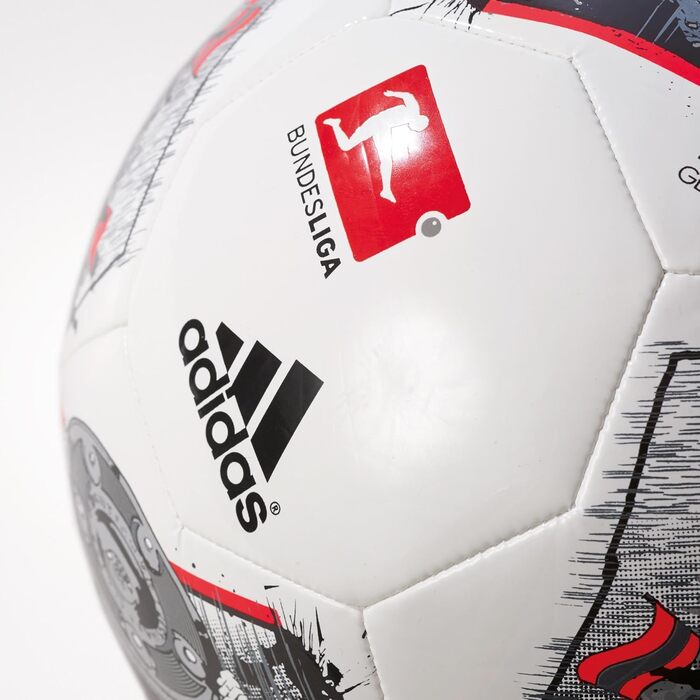 М'яч футбольний adidas DFL Glider, синтетичний, розмір 5