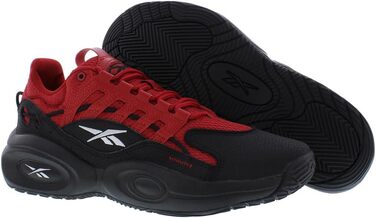 Баскетбольне взуття Reebok Unisex Lösung Mitte (41 EU, чорний, червоний, білий)
