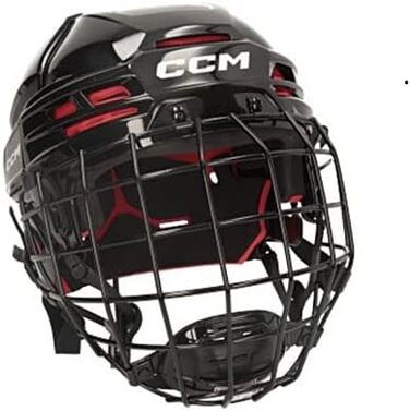 Хокейний шолом CCM Tacks 70 Combo Senior чорний, розмір M