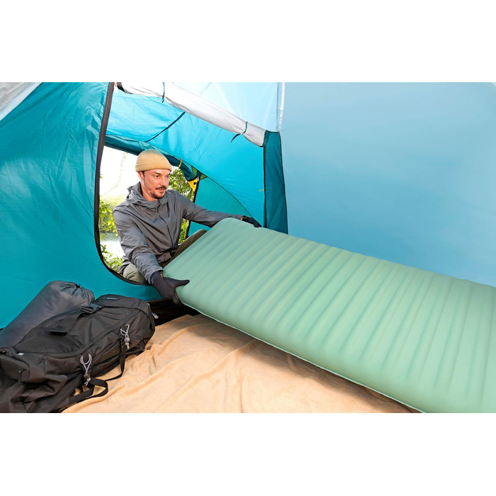 Самонадувний килимок для сну Bestway ComforTrek 183x63.5x7.6 см, односпальний, туристичний