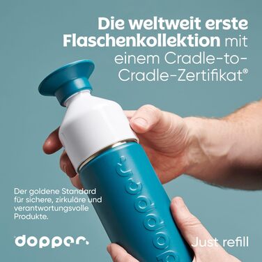 Індивідуальна термобутилка Dopper Insulated 580 мл з нержавіючої сталі, рожевий — термос для води, кави, чаю, подвійні стінки, не протікає, зберігає холод до 24 годин, тепло до 9 годин