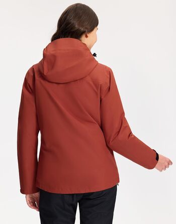 Жіноча зимова куртка Pioneer Camp 3 в 1 – гірськолижна куртка, сноуборд куртка, водонепроникна, дихаюча, з бавовняною підкладкою, Vermilion Red, XL