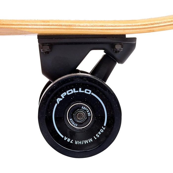 Longboard Apollo Dancer 46x9,5 дюймів, ABEC 9, стильний круїзер для денсингу, трюків і катання, для професіоналів та новачків
