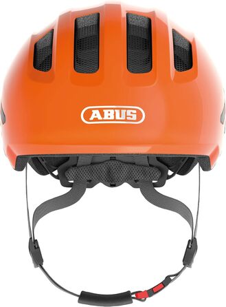 Дитячий велосипедний шолом ABUS Smiley 3.0, глибока посадка, зручний для дівчат і хлопців, дизайн для дітей, місце для хвоста, розмір M (50-55 см), помаранчевий (глянцевий)