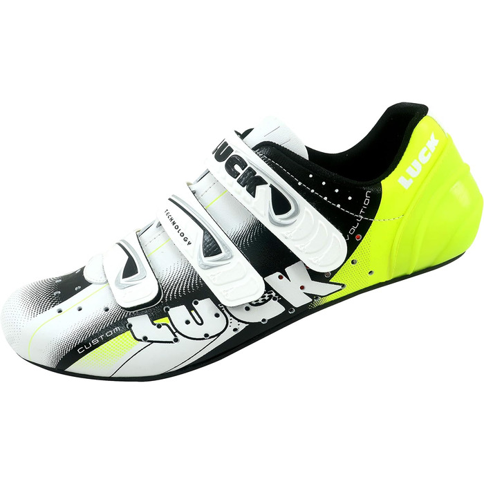 Велотуфлі Luck EVO Unisex з карбоновою підошвою, жовті, 37 EU