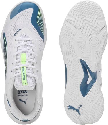 Кросівки PUMA Solarstrike III для залу (Indoor Court) - 47 EU, білий/синій