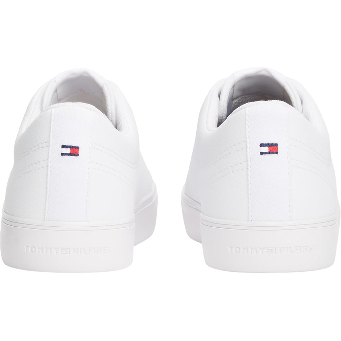 Чоловічі шкіряні кеди Tommy Hilfiger Th Hi Vulc Core Low LTH Ii ESS білі, розмір 44 EU