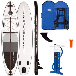 Надувна SUP-дошка BRUNELLI 10.8 Premium 325 см із веслом для серфінгу, падлборд для стоячої греблі