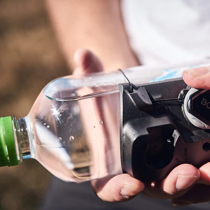 Пляшка для води Fidlock з конектором Twist, прозора чорна, 450 мл