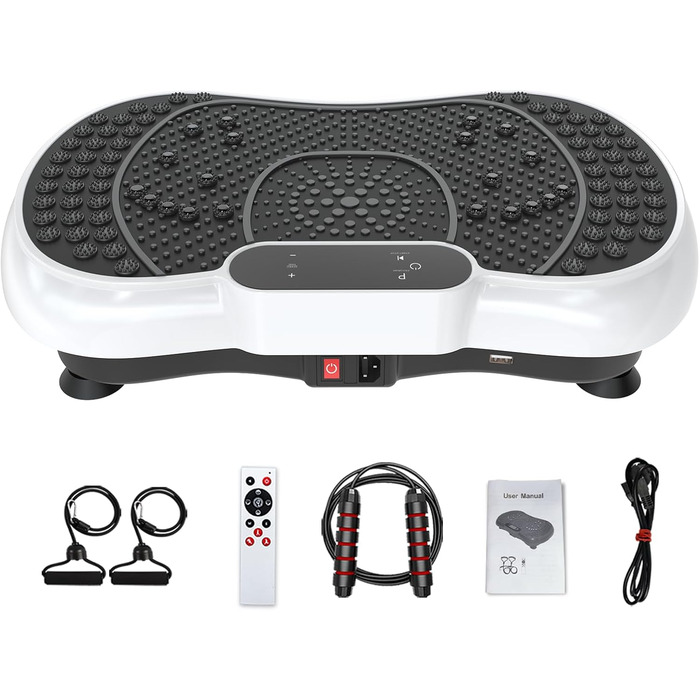 Вібраційна платформа HomeFitnessCode для жінок та чоловіків - тренажер для фітнесу вдома для схуднення та нарощування м'язів, з різними рівнями інтенсивності та попередньо запрограмованими режимами