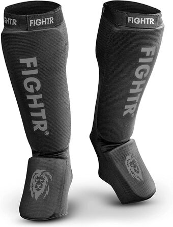 FIGHTR® захист гомілки з ідеальною посадкою та м'якою підкладкою для кікбоксингу, MMA, муай-тай та інших єдиноборств