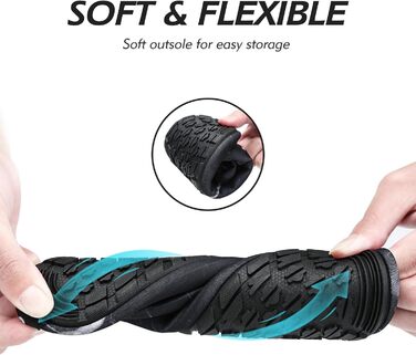 Чоловічі та жіночі аквашузи SAGUARO для плавання та відпочинку на природі, швидковисихаючі, розмір 37-47 EU (46/47 EU, Saphir)