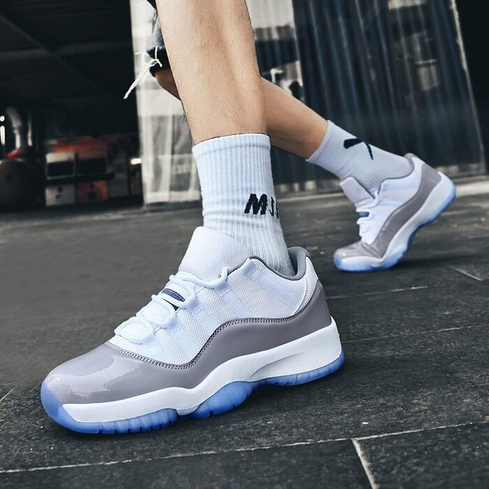 Кросівки баскетбольні чоловічі/жіночі, унісекс. Зручні кросівки для занять спортом, прогулянок та повсякденного носіння. Розміри 36-45, білий, синій, сірий. Антиковзаюча підошва, легкі.