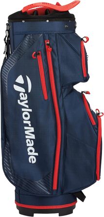 Сумка для гольфу TaylorMade Pro Stand & Cart Bag Navy/Red, для використання з гольф-карт