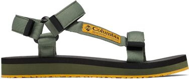 Columbia Breaksider Sandal: Чоловічі сандалі для активного відпочинку, 46 EU, зелений (Mosstone/Golden Yellow)