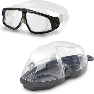 Унісекс окуляри для плавання Aquasphere Seal 2.0, чорні/сірі