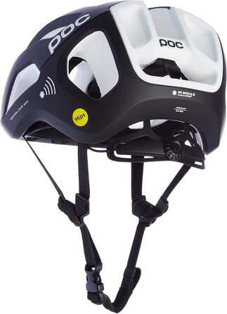 Велошолом POC Ventral Air MIPS NFC з NFC-медичним чіпом, чорний/білий матовий, розмір L (56-61 см) – ідеальний для пригод та диких поїздок