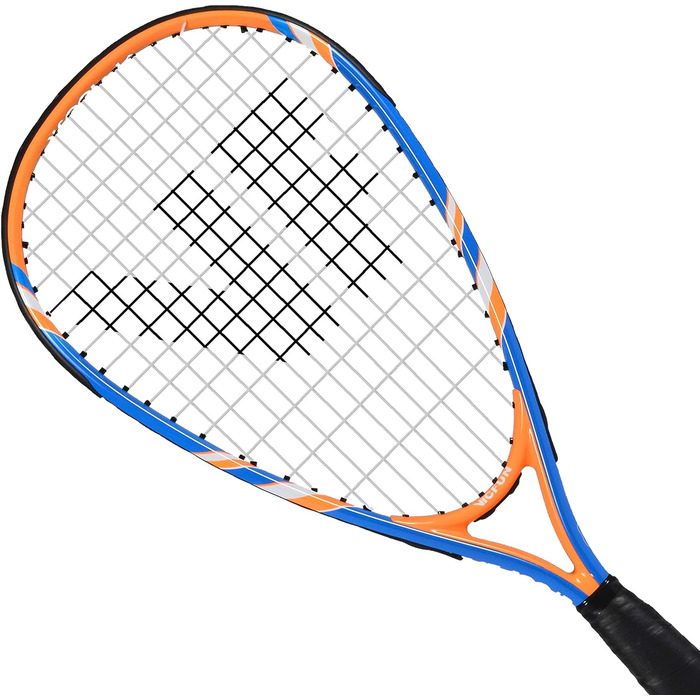 Дитячий набір для бадмінтону VICFUN Speed-Badminton 100: 2 ракетки, 3 волани, синьо-оранжева сумка
