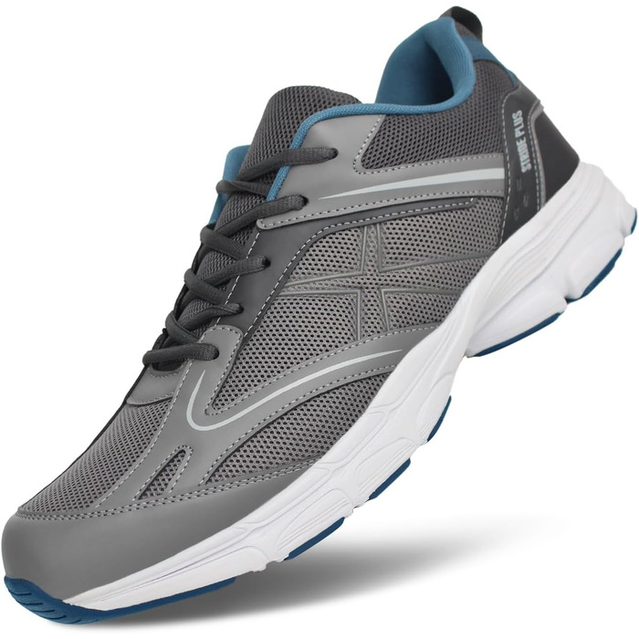 Зручні спортивні кросівки Hawkwell для чоловіків, великі розміри (47-53), зелені/сірі