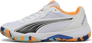Кросівки тенісні PUMA Nova Court Unisex 42 EU (Білий, Чорний, Синій)