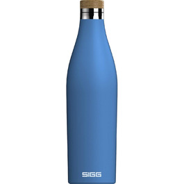 Термос пляшка SIGG Meridian з нержавіючої сталі 0,5/0,7 л, ізольована, герметична, BPA-free, бамбукова кришка