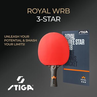 Тенісний стіл STIGA Royal WRB - високопродуктивний наступальний ракетковий пристрій для професіоналів та досвідчених гравців, сертифікований ITTF, з технологією WRB
